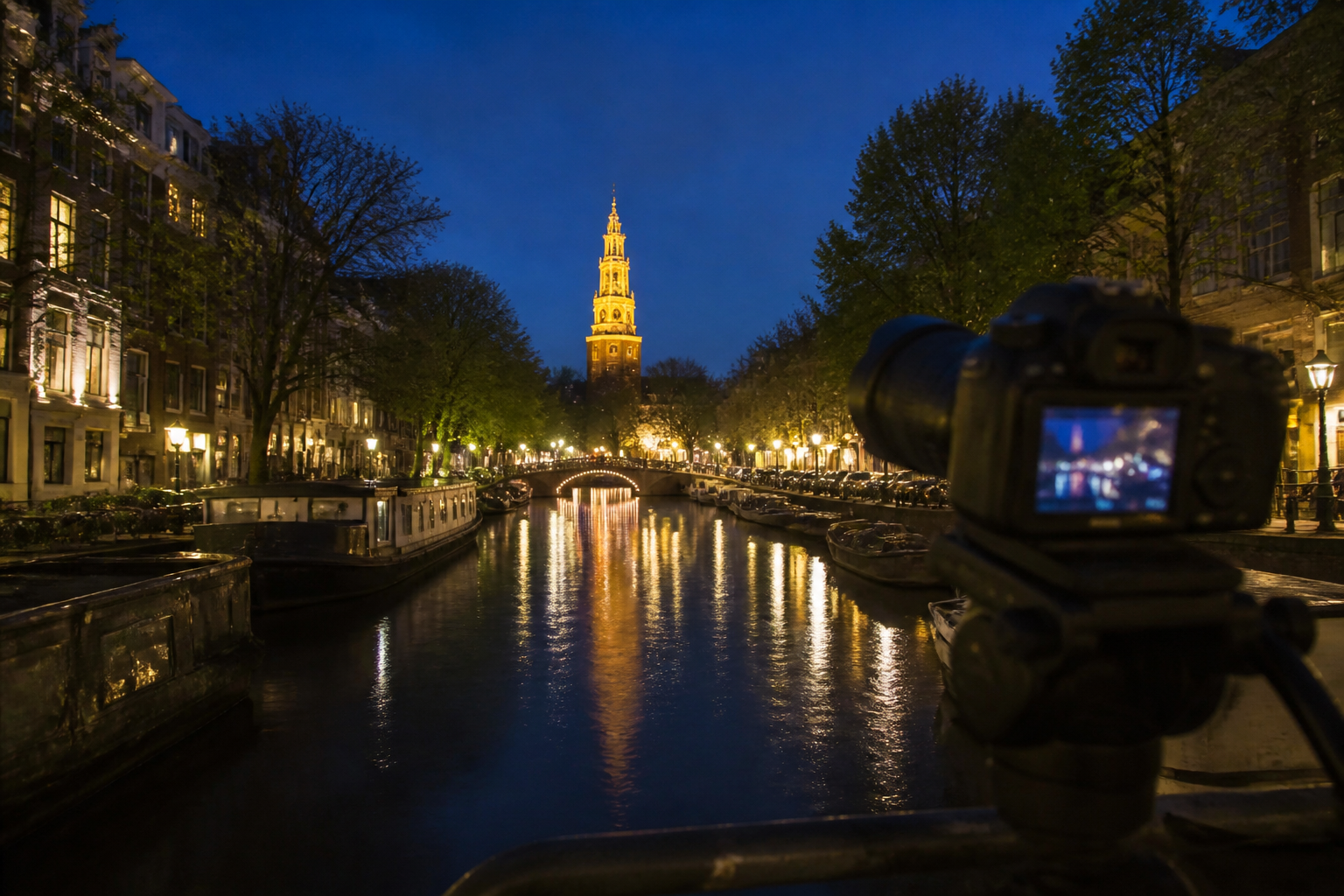 Planning nachtfotografie Amsterdam