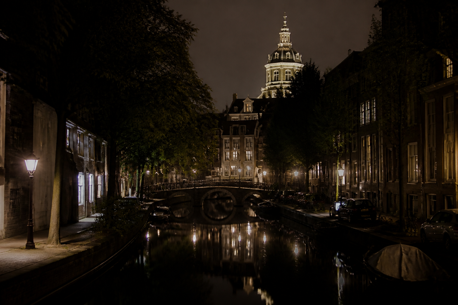 Compositie nachtfotografie stijl
